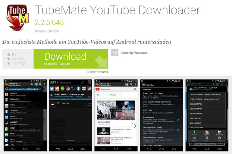 tubemate free download for android